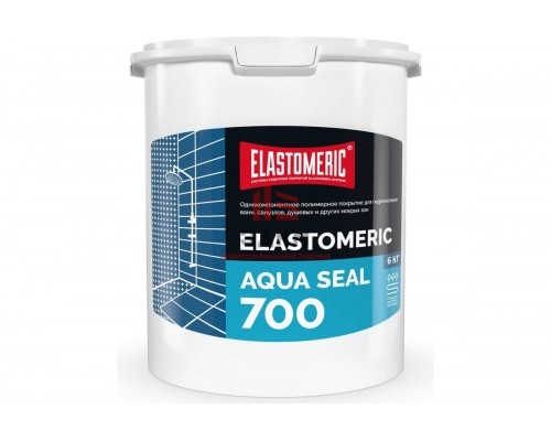 Покрытие для гидроизоляции ванн, душевых, санузлов Elastomeric Systems Aqua Seal-700, 6 кг aqua_seal_6kg