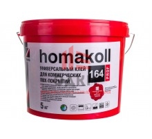 Клей Homakoll 164 Prof, для коммер. линолеума, 300-350 г/м2, 5 кг 54675