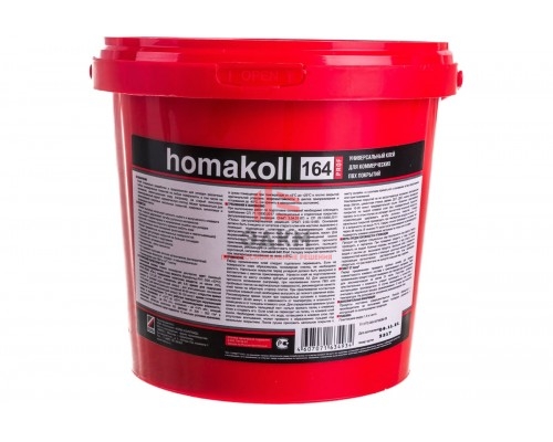 Клей Homakoll 164 Prof, для коммер. линолеума, 300-350 г/м2, 1,3 кг 99688