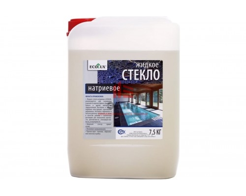 Жидкое натриевое стекло ECOLUX 7.5 кг 4607133682057