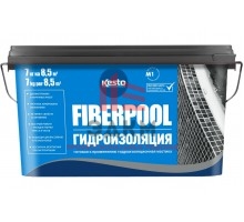 Гидроизоляционная мастика Kesto Fiberpool 7 кг 81086