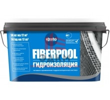 Гидроизоляционная мастика Kesto Fiberpool 14 кг 81087