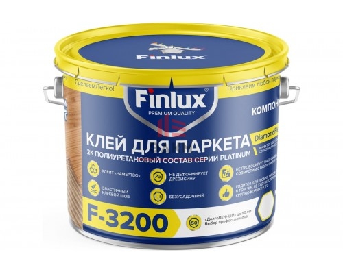 Полиуретановый клей для паркета с эффектом DimondFlex Finlux F-3200 Platinum 6 кг