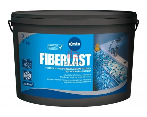 Гидроизоляционная мастика Kesto Fiberlast, 7 кг 81152