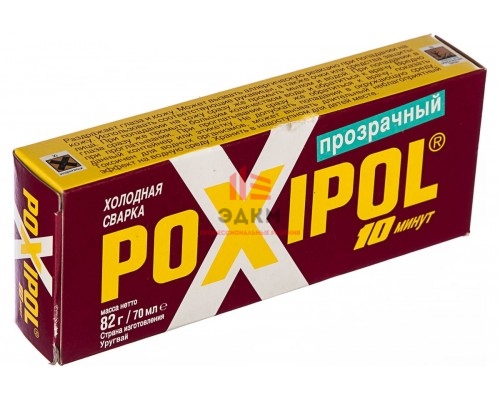 Прозрачная холодная сварка POXIPOL 70мл 00269