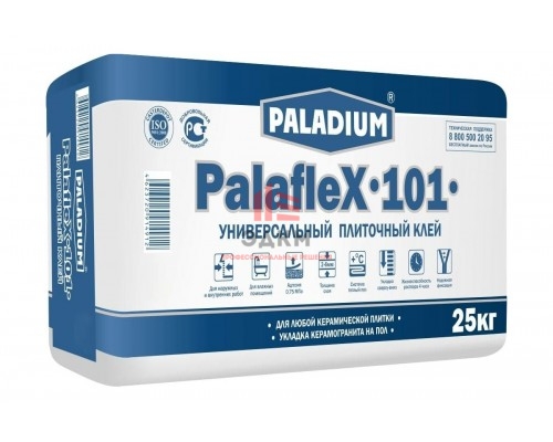 Плиточный клей PALADIUM PalafleX-101 Универсальный класс C0T, 25 кг PL-101/25