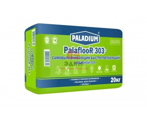 Наливной пол PALADIUM PalaflooR-303 Самовыравнивающий 20 кг 15290311