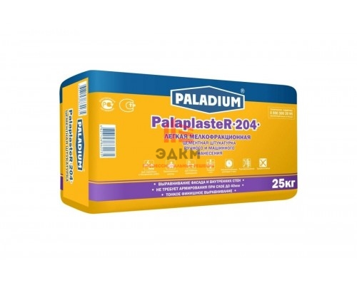 Цементная штукатурка PALADIUM PalaplasteR-204 25 кг 82198792