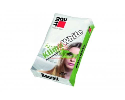 Штукатурная смесь Baumit KlimaWhite, 25 кг