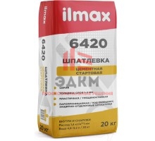 Шпатлевка ilmax Цементная стартовая 6420 (20кг, серый)