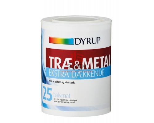 Краска Dyrup TRAE & METAL Ekstra Daekkende 25