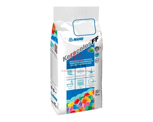 Затирка Mapei Keracolor FF №120 чёрная 2 кг