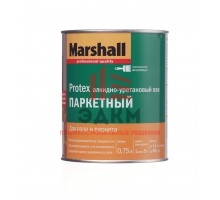 Лак алкидно-уретановый паркетный Marshall Protex бесцветный 0,8 л полуматовый