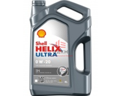 Моторное масло Shell Helix Ultra SN 0W-20 синтетическое