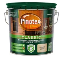 Антисептик Pinotex Classic декоративный для дерева светлый дуб 2,7 л