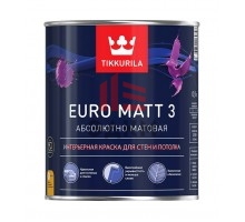 Краска водно-дисперсионная интерьерная Tikkurila EURO MATT 3 основа C 0,9 л