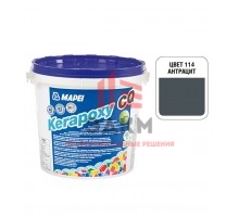 Затирка эпоксидная Mapei Kerapoxy CQ 114 антрацит 3 кг