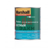 Лак алкидно-уретановый яхтный Marshall Protex бесцветный 0,75 л глянцевый