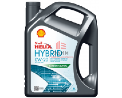 Моторное масло Shell Helix Hybrid 0W-20 синтетическое