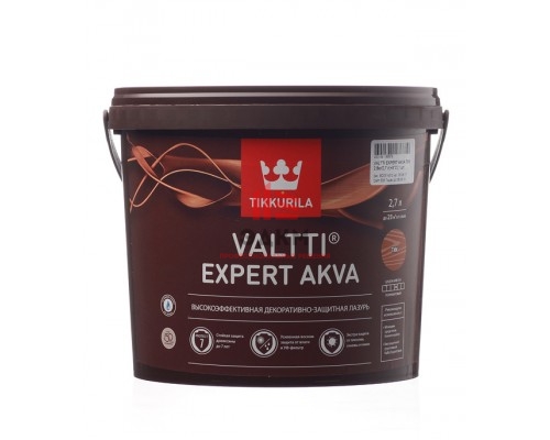 Антисептик Tikkurila Valtti Expert Akva декоративный для дерева тик 2,7 л