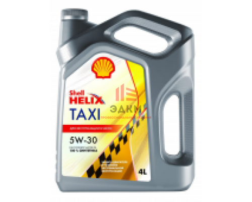 Моторное масло Shell Helix Taxi 5W-30 синтетическое