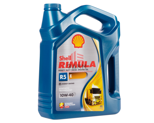 Моторное масло Shell Rimula R5 E 10W-40 полусинтетика для дизельных двигателей