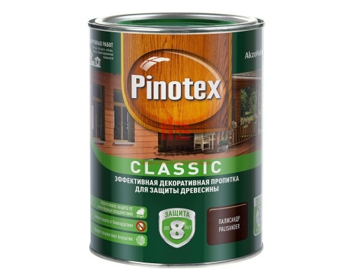 Антисептик Pinotex Classic декоративный для дерева палисандр 1 л