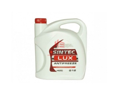 Антифриз Sintec LUX G12 (красный) 3кг, Sintec ANTIFREEZE LUX (красный) G12 3кг