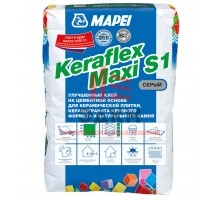 Клей для плитки и керамогранита Mapei Keraflex Maxi деформативный серый (класс С2) 25 кг