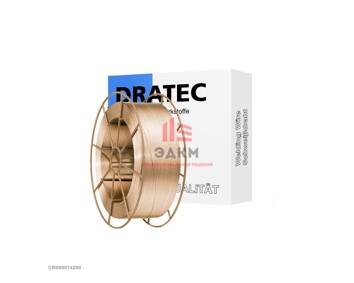 Проволока DRATEC DT- G3Si1 CuZn ⌀ 1,0 мм (кассета 15 кг, аналог, OK Autrod 12.51, OK AristoRod 12.50)