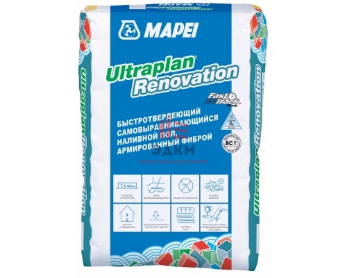 Смесь Mapei Ultraplan Renovation самовыравнивающаяся 23 кг