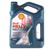 Моторное масло Shell Helix HX7 Diesel 10W-40 полусинтетическое