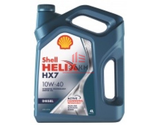 Моторное масло Shell Helix HX7 Diesel 10W-40 полусинтетическое