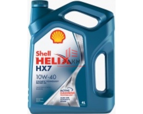 Моторное масло Shell Helix HX7 10W-40 полусинтетическое