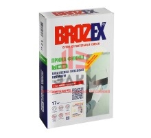 Шпаклевка гипсовая BROZEX Прима Финиш WR 80, 17 кг