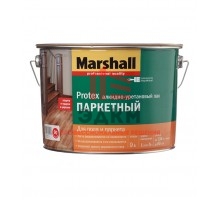 Лак алкидно-уретановый паркетный Marshall Protex бесцветный 9 л глянцевый