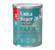 Лак алкидно-уретановый яхтный Tikkurila Unica Super 20 основа EP бесцветный 0,9 л полуматовый