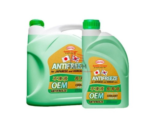 Sintec ANTIFREEZE OEM for JAPANESE and KOREAN cars Green 1кг, Sintec ANTIFREEZE OEM for JAPANESE and KOREAN cars Green (1 кг)