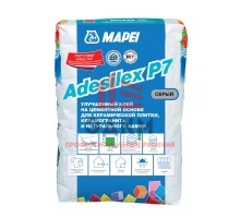 Клей для плитки, керамогранита и камня Mapei Adesilex P7 серый (класс С2Т) 25 кг