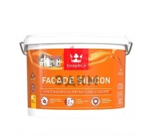 Краска водно-дисперсионная фасадная Tikkurila Facade Silicon белая основа VVA 9 л