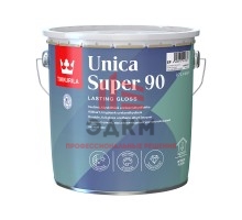 Лак алкидно-уретановый яхтный Tikkurila Unica Super 90 основа EP бесцветный 2,7 л высокоглянцевый