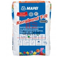 Клей для плитки, керамогранита и мозаики Mapei Kerabond T-R серый (класс С1) 25 кг