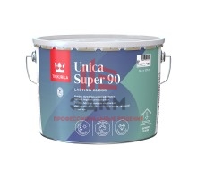 Лак алкидно-уретановый яхтный Tikkurila Unica Super 90 основа EP бесцветный 9 л высокоглянцевый