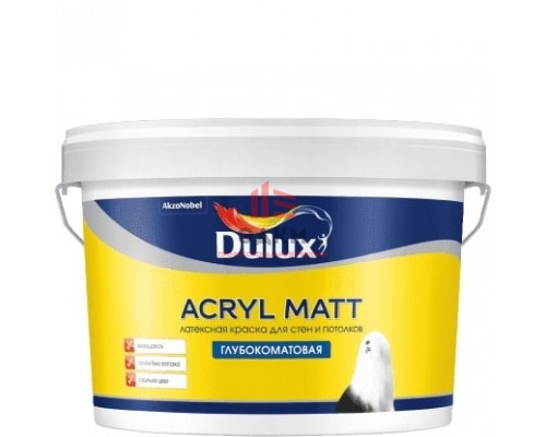 Краска Dulux Acryl Matt Водно-дисперсионная латексная 2.25 л