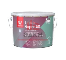 Лак алкидно-уретановый яхтный Tikkurila Unica Super 60 основа EP бесцветный 9 л полуглянцевый