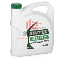 Антифриз Sintec EURO G11 (зеленый) 5кг, Sintec ANTIFREEZE EURO G11 (зеленый) 5кг