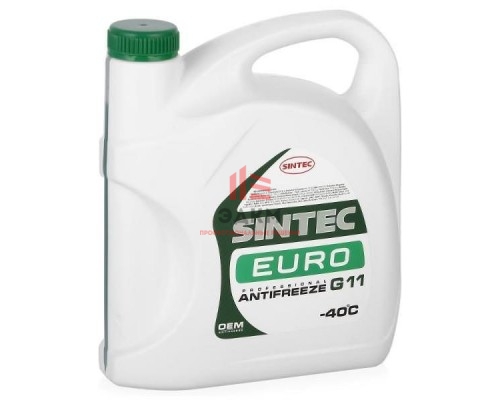 Антифриз Sintec EURO G11 (зеленый) 5кг, Sintec ANTIFREEZE EURO G11 (зеленый) 5кг