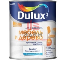 Грунт+краска МЕБЕЛЬ И ДЕРЕВО матовая 0,75 л BC Dulux