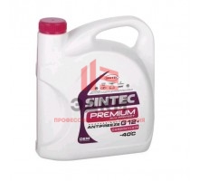 Антифриз Sintec PREMIUM (малиновый) G12+ 5кг, Sintec ANTIFREEZE PREMIUM (малиновый) G12+ (5 кг)