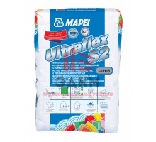 Клей Mapei Ultraflex S2 для плитки и камня серый 25 кг